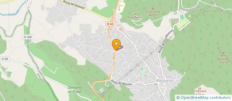 localisation de l'entreprise MADAME ALEXANDRA SIMON  ROCBARON