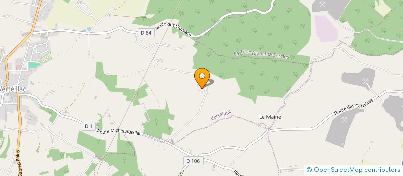 localisation de l'entreprise MADAME ALEXANDRA SIMONOFF à VERTEILLAC