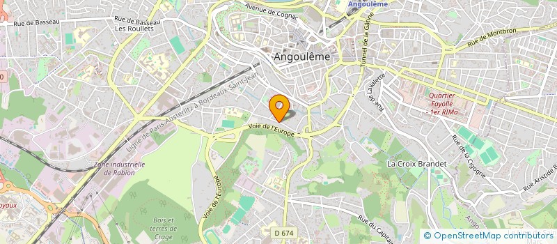 localisation de l'entreprise MADAME ALEXANDRA SIROT à ANGOULEME