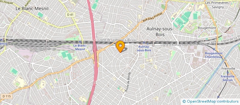 localisation de l'entreprise MADAME ALEXANDRA SORIANO à AULNAY-SOUS-BOIS