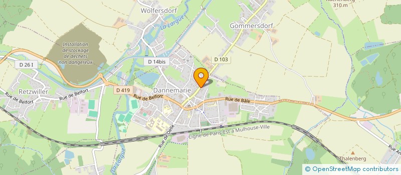 localisation de l'entreprise MADAME ALEXANDRA SOTIRELIS à DANNEMARIE