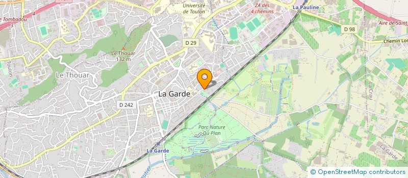 localisation de l'entreprise MADAME ALEXANDRA STARON à LA GARDE