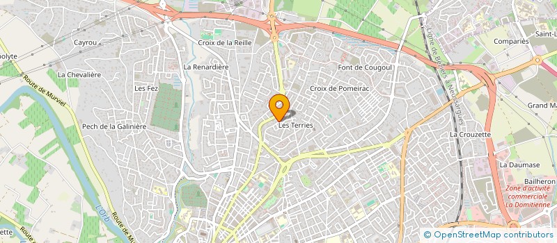 localisation de l'entreprise MADAME ALEXANDRA STAWIARSKI  BEZIERS