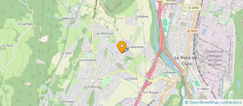 localisation de l'entreprise MADAME ALEXANDRA STEINHILBER  CLAIX