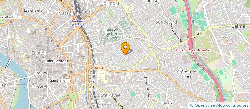 localisation de l'entreprise MADAME ALEXANDRA STIVAL  TOULOUSE