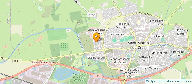 localisation de l'entreprise MADAME ALEXANDRA SUHARD à SAINT-MARTIN-DE-CRAU