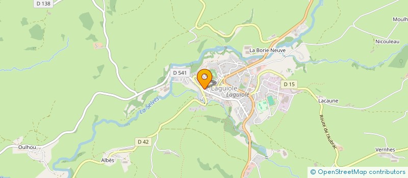 localisation de l'entreprise MADAME ALEXANDRA SYCH  LAGUIOLE