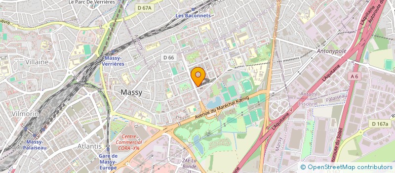 localisation de l'entreprise MADAME ALEXANDRA SZUPIENKO TAFNA à MASSY
