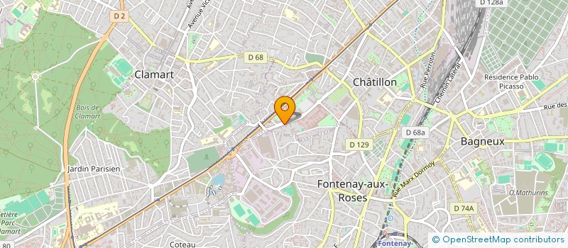 localisation de l'entreprise MADAME ALEXANDRA TABUT à MEUDON