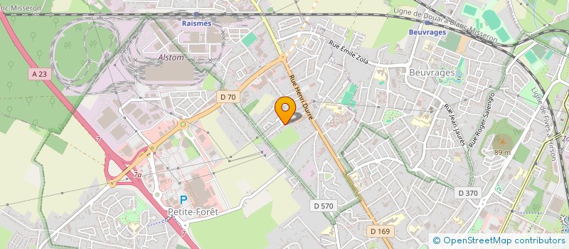 localisation de l'entreprise MADAME ALEXANDRA TALLET  RAISMES