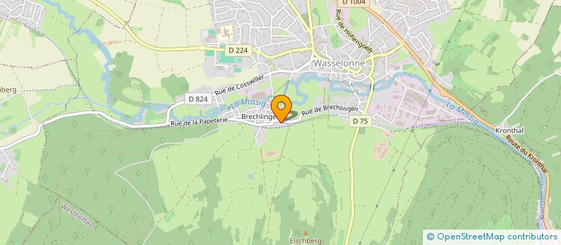 localisation de l'entreprise MADAME ALEXANDRA TARALL  WASSELONNE