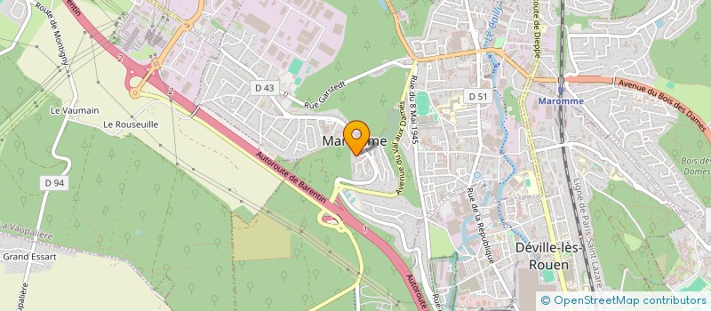 localisation de l'entreprise MADAME ALEXANDRA TEA  MAROMME