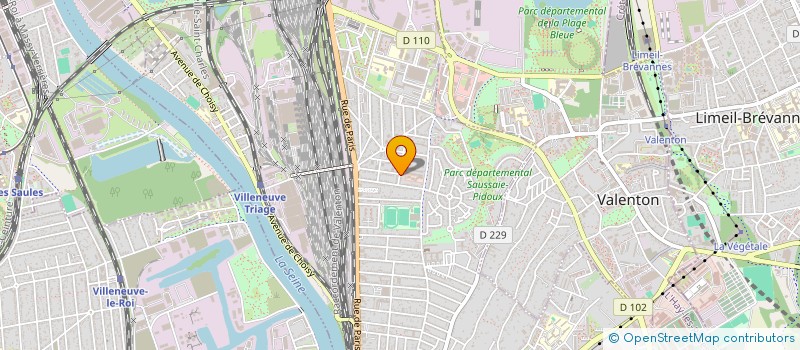 localisation de l'entreprise MADAME ALEXANDRA TEVI  VILLENEUVE-SAINT-GEORGES