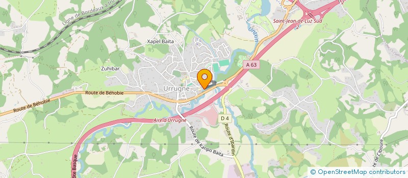 localisation de l'entreprise MADAME ALEXANDRA THEARD à URRUGNE