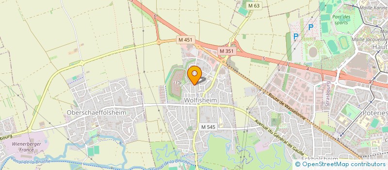 localisation de l'entreprise MADAME ALEXANDRA THERAUD  WOLFISHEIM