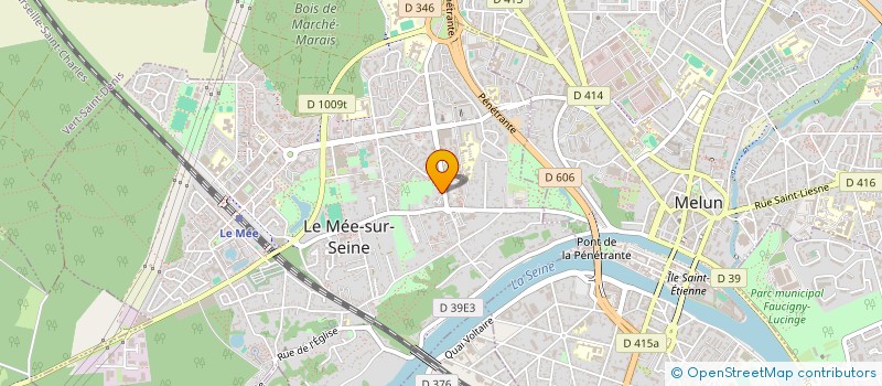 localisation de l'entreprise MADAME ALEXANDRA THEVENIN  LE MEE-SUR-SEINE