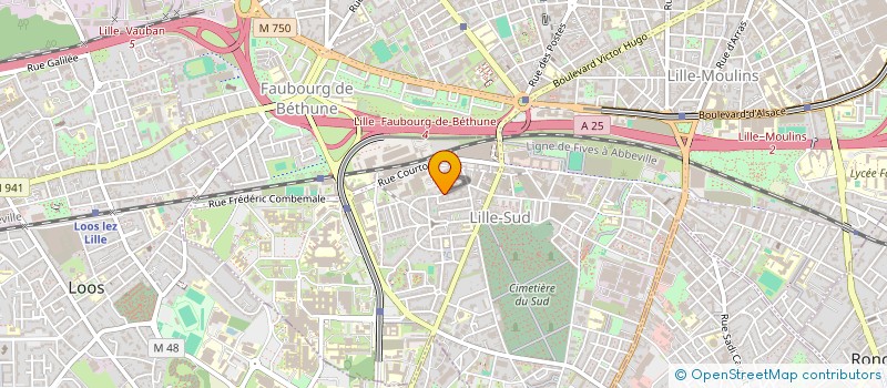 localisation de l'entreprise MADAME ALEXANDRA THIERCELIN à LILLE
