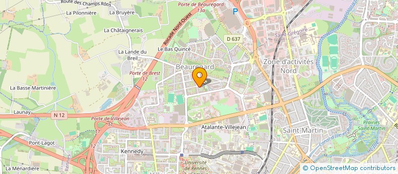 localisation de l'entreprise MADAME ALEXANDRA THOMAS  RENNES