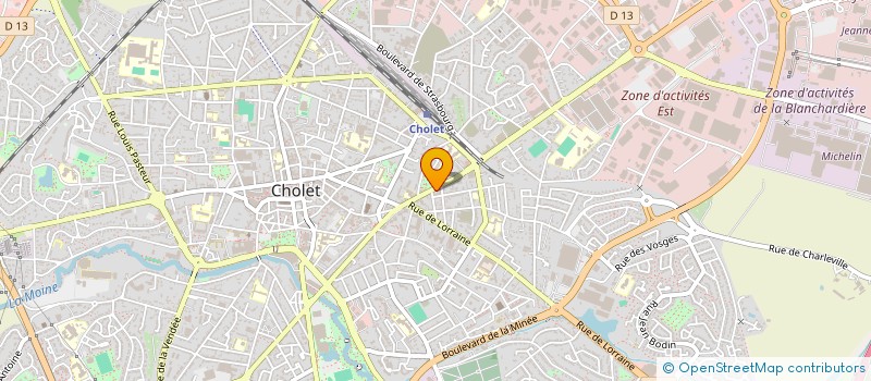 localisation de l'entreprise MADAME ALEXANDRA TOBIAS à CHOLET