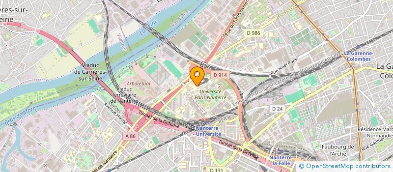 localisation de l'entreprise MADAME ALEXANDRA TOMASI  NANTERRE