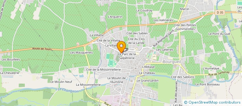 localisation de l'entreprise MADAME ALEXANDRA TONDEUR  BOURGUEIL