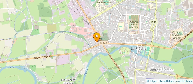 localisation de l'entreprise MADAME ALEXANDRA TOUCHARD  LA FLECHE