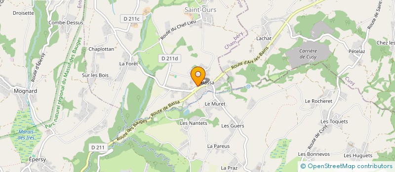 localisation de l'entreprise MADAME ALEXANDRA TOURMENTE  SAINT-OURS