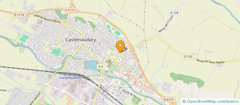 localisation de l'entreprise MADAME ALEXANDRA TOURNIE  CASTELNAUDARY