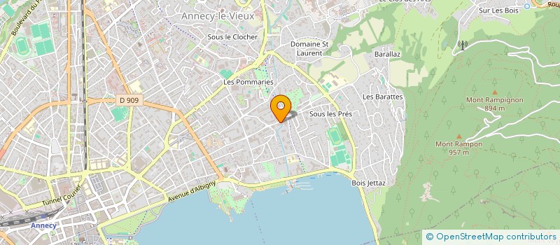 localisation de l'entreprise MADAME ALEXANDRA TOURNOUX à ANNECY