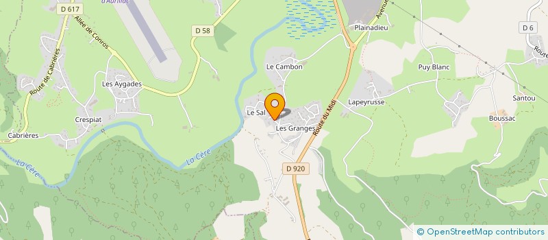 localisation de l'entreprise MADAME ALEXANDRA TRIN à ARPAJON-SUR-CERE