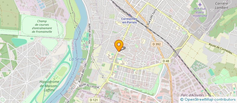 localisation de l'entreprise MADAME ALEXANDRA TRINDADE  CORMEILLES-EN-PARISIS