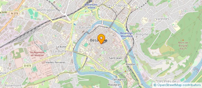 localisation de l'entreprise MADAME ALEXANDRA TRUCHOT  BESANCON