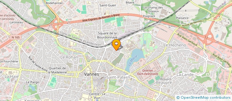 localisation de l'entreprise MADAME ALEXANDRA TSURKAN à VANNES