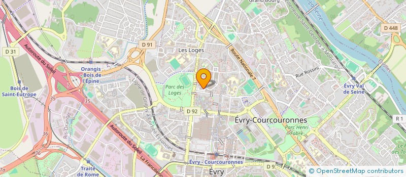 localisation de l'entreprise MADAME ALEXANDRA TUFFREAU  EVRY-COURCOURONNES