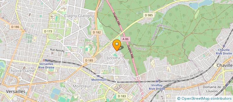localisation de l'entreprise MADAME ALEXANDRA VALMAR à VERSAILLES