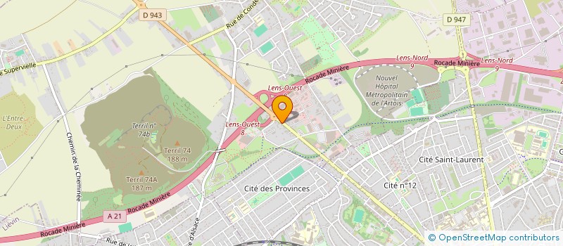 localisation de l'entreprise MADAME ALEXANDRA VAN POUCKE  LOOS-EN-GOHELLE