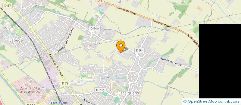 localisation de l'entreprise MADAME ALEXANDRA VANZETTO  ESCALQUENS