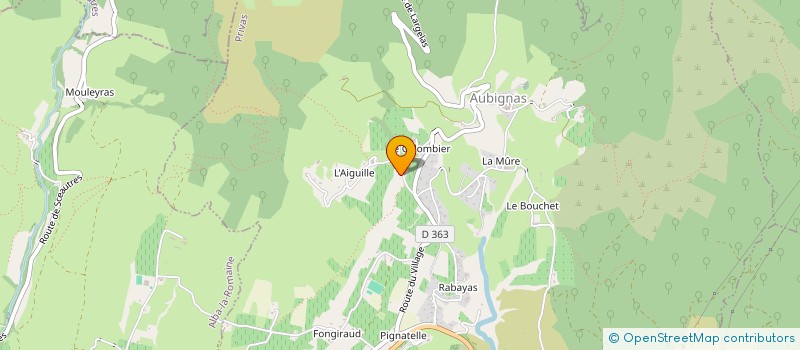 localisation de l'entreprise MADAME ALEXANDRA VARLET  AUBIGNAS