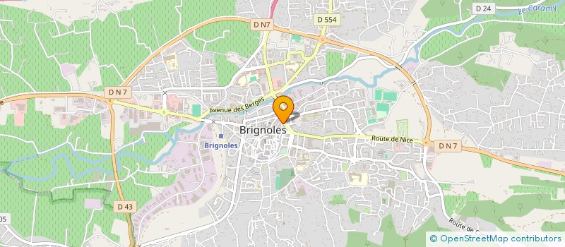 localisation de l'entreprise MADAME ALEXANDRA VERNIER à BRIGNOLES