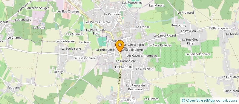 localisation de l'entreprise MADAME ALEXANDRA VETEAU  AVOINE