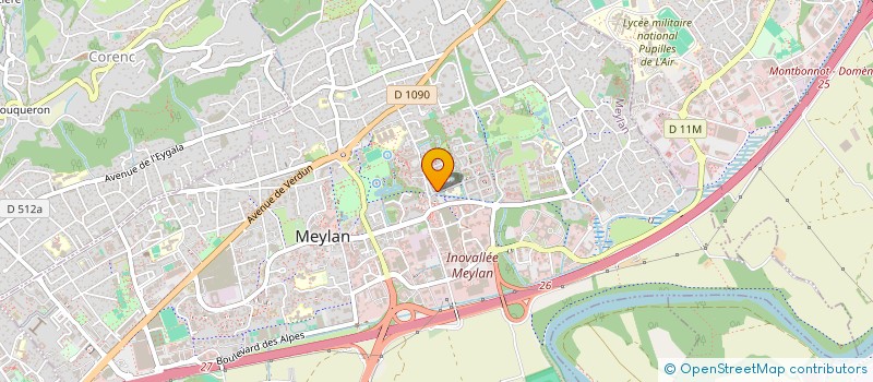 localisation de l'entreprise MADAME ALEXANDRA VEYRET  MEYLAN