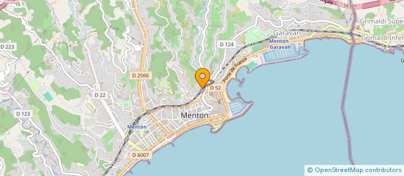 localisation de l'entreprise MADAME ALEXANDRA VIDELOUP  MENTON