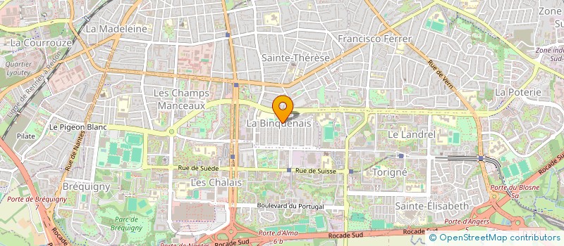 localisation de l'entreprise MADAME ALEXANDRA VINCENS à RENNES