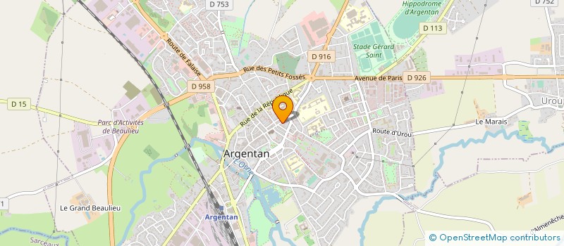 localisation de l'entreprise MADAME ALEXANDRA VINET à ARGENTAN