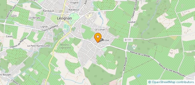 localisation de l'entreprise MADAME ALEXANDRA VINET à LEOGNAN