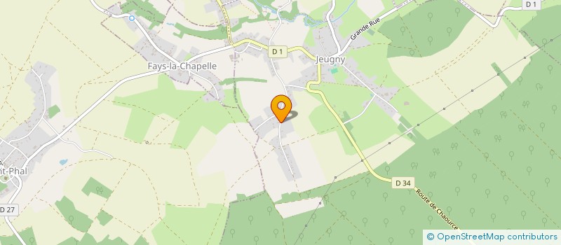 localisation de l'entreprise MADAME ALEXANDRA VINOT  JEUGNY