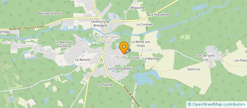 localisation de l'entreprise MADAME ALEXANDRA VOISIN  LA FERTE-SAINT-CYR