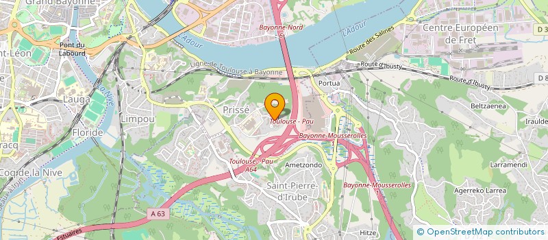 localisation de l'entreprise MADAME ALEXANDRA VOISIN à BAYONNE