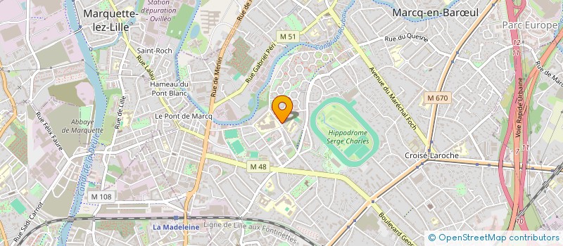 localisation de l'entreprise MADAME ALEXANDRA WACHEUX à MARCQ-EN-BARŒUL
