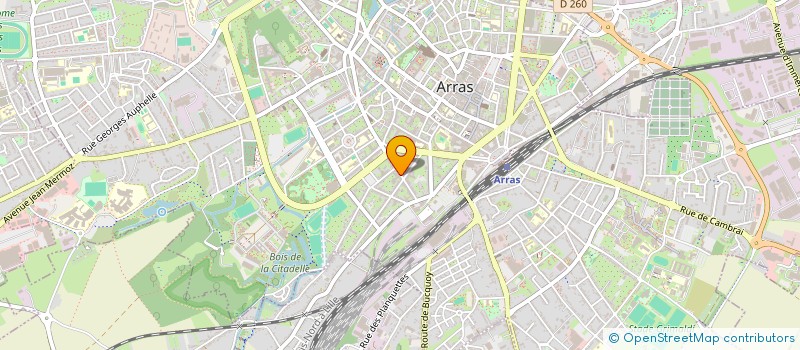 localisation de l'entreprise MADAME ALEXANDRA WACHEUX à ARRAS